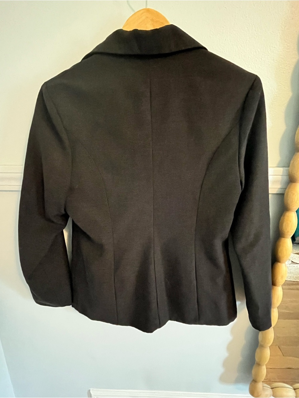 Yves Saint Laurent Black Women's Tailored Wool Jacket Blazer - Picture 3 of 7